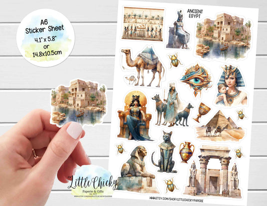 Sticker Sheet - Ancient Egypt sticker sheet