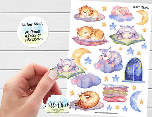 Sticker Sheet - Sweet Dreams Sticker Sheet