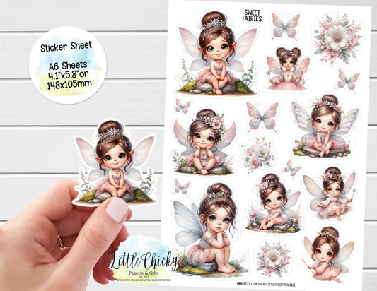 Sticker Sheet - Sweet Fairies Sticker Sheet