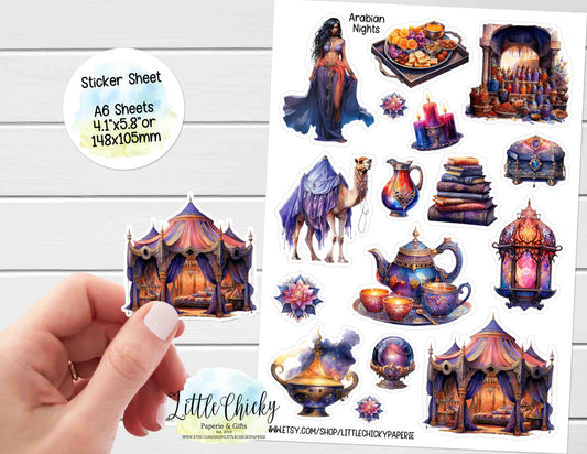 Sticker Sheet - Arabian Nights Sticker Sheet