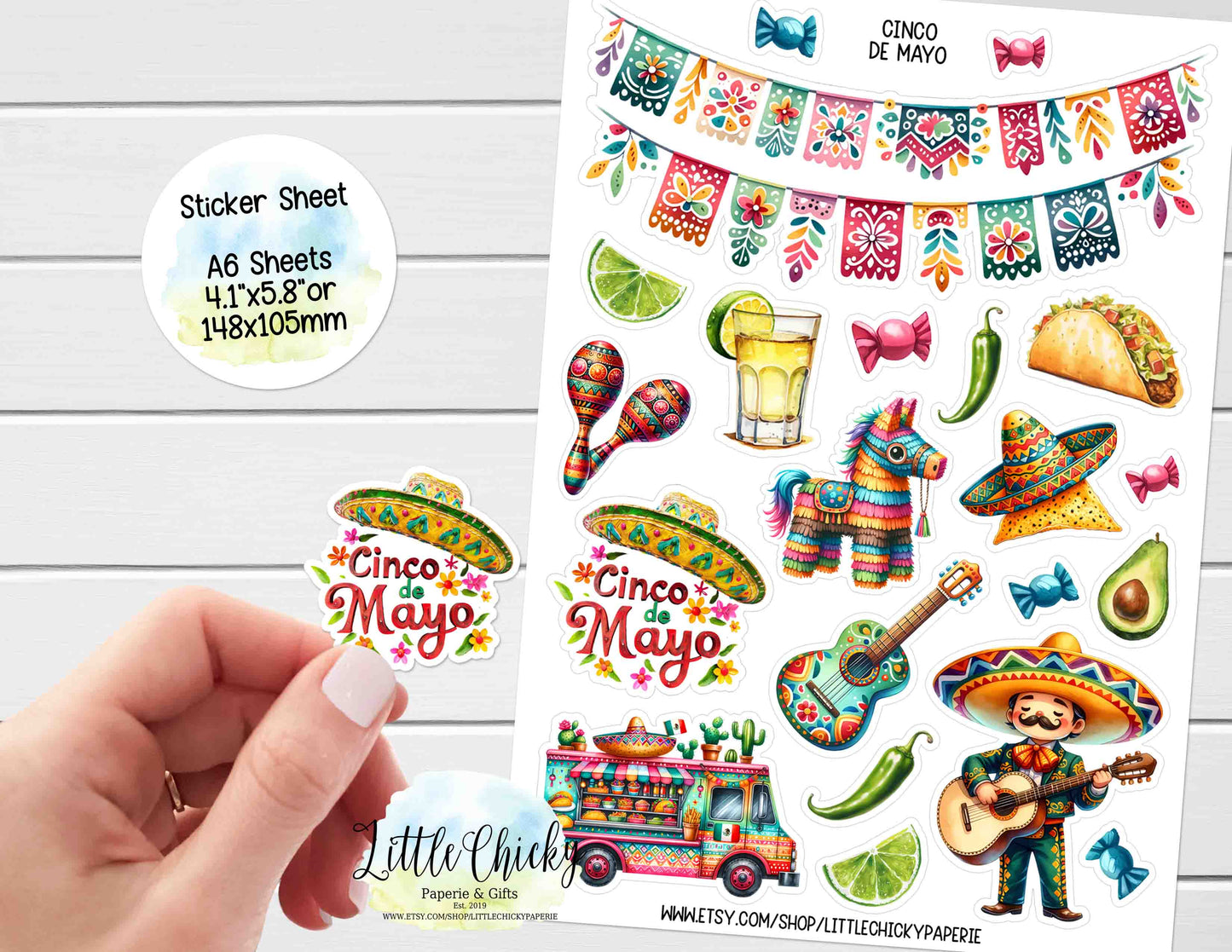 Sticker Sheet - Cinco de Mayo Sticker Sheet