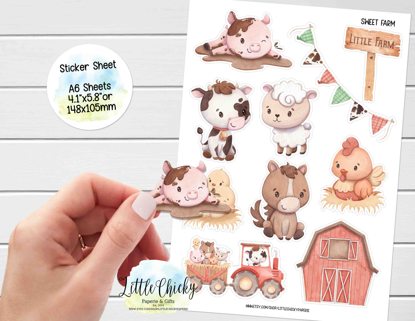 Sticker Sheet - Sweet Farm Sticker Sheet